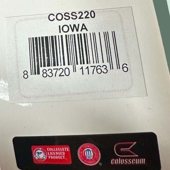 NWT Infant Colosseum Black Iowa Hawkeyes Short Sleeve Onsie Size 3-6 Mon - Picture 6 of 6